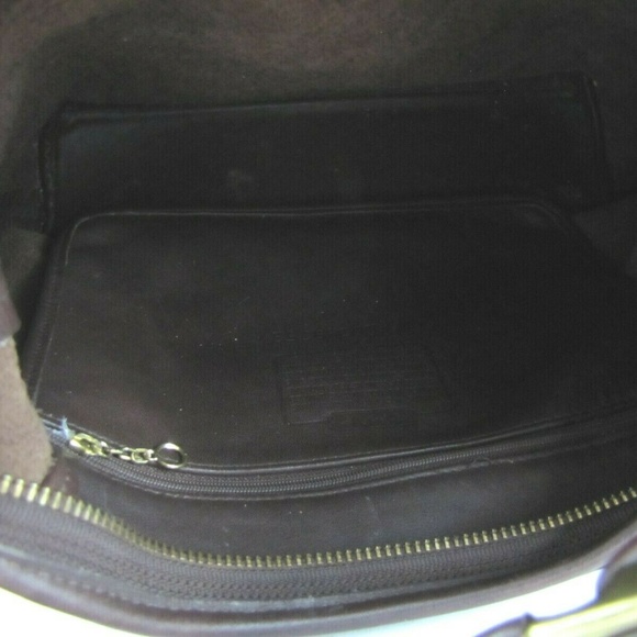 COACH Legacy 9058 Brown Leather Shoulder Bag Purse - Picture 4 of 8